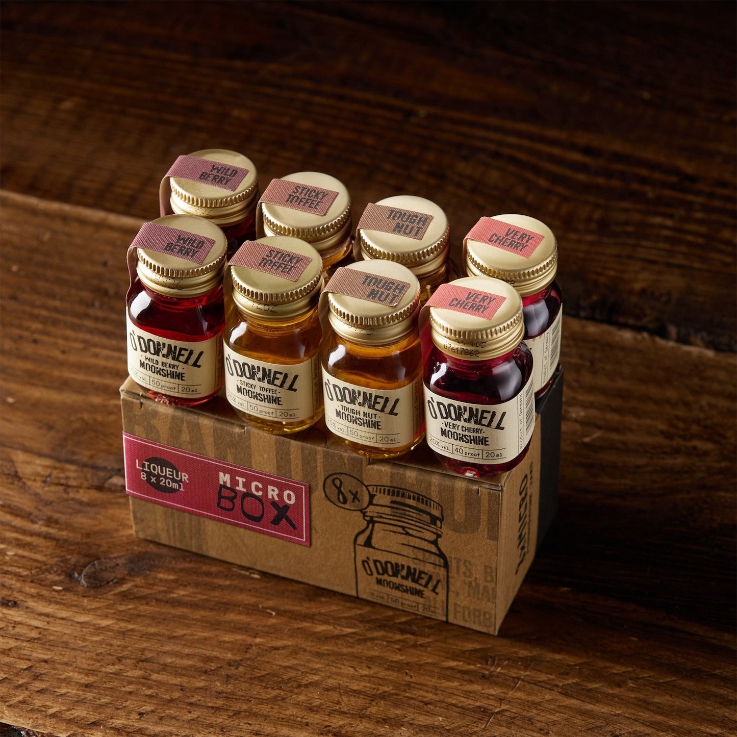 8 st. Micro Moonshine Box - Bestseller