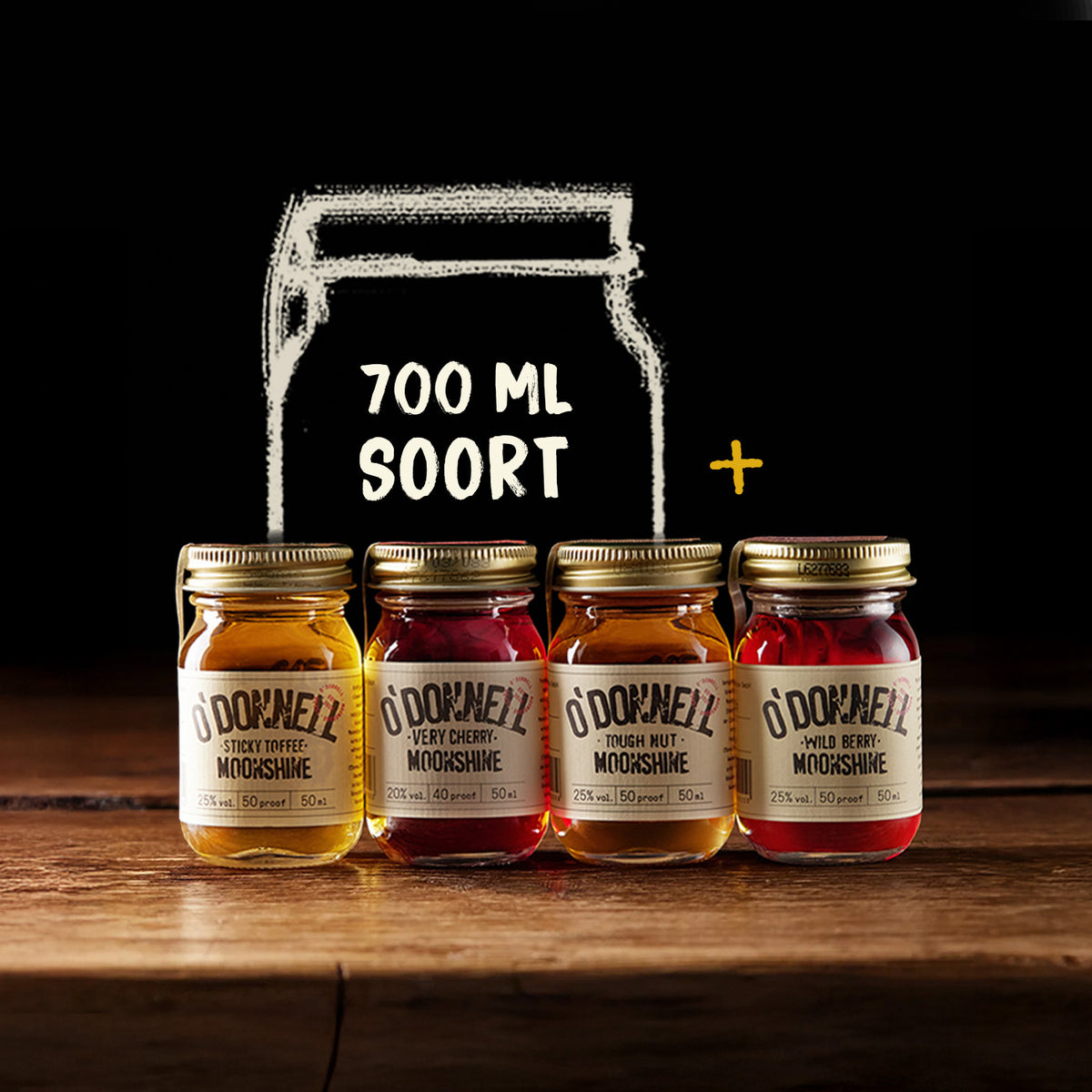 O’Donnell Moonshine ‘Probeer het allemaal’-bundel