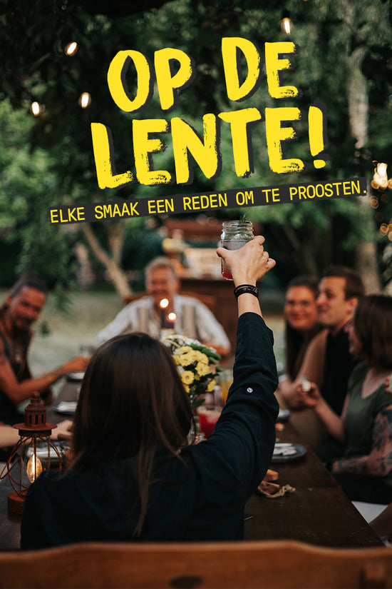 op de lente elke smaak een rede om te proosten