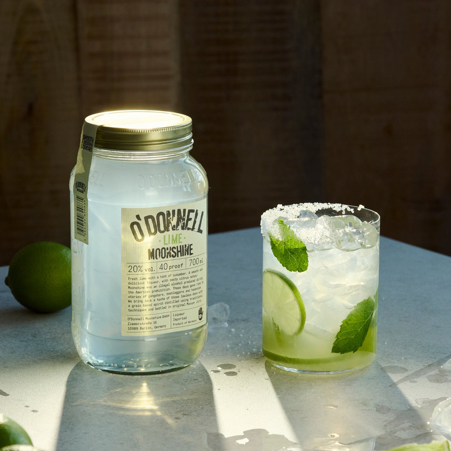 Lime moonshine
