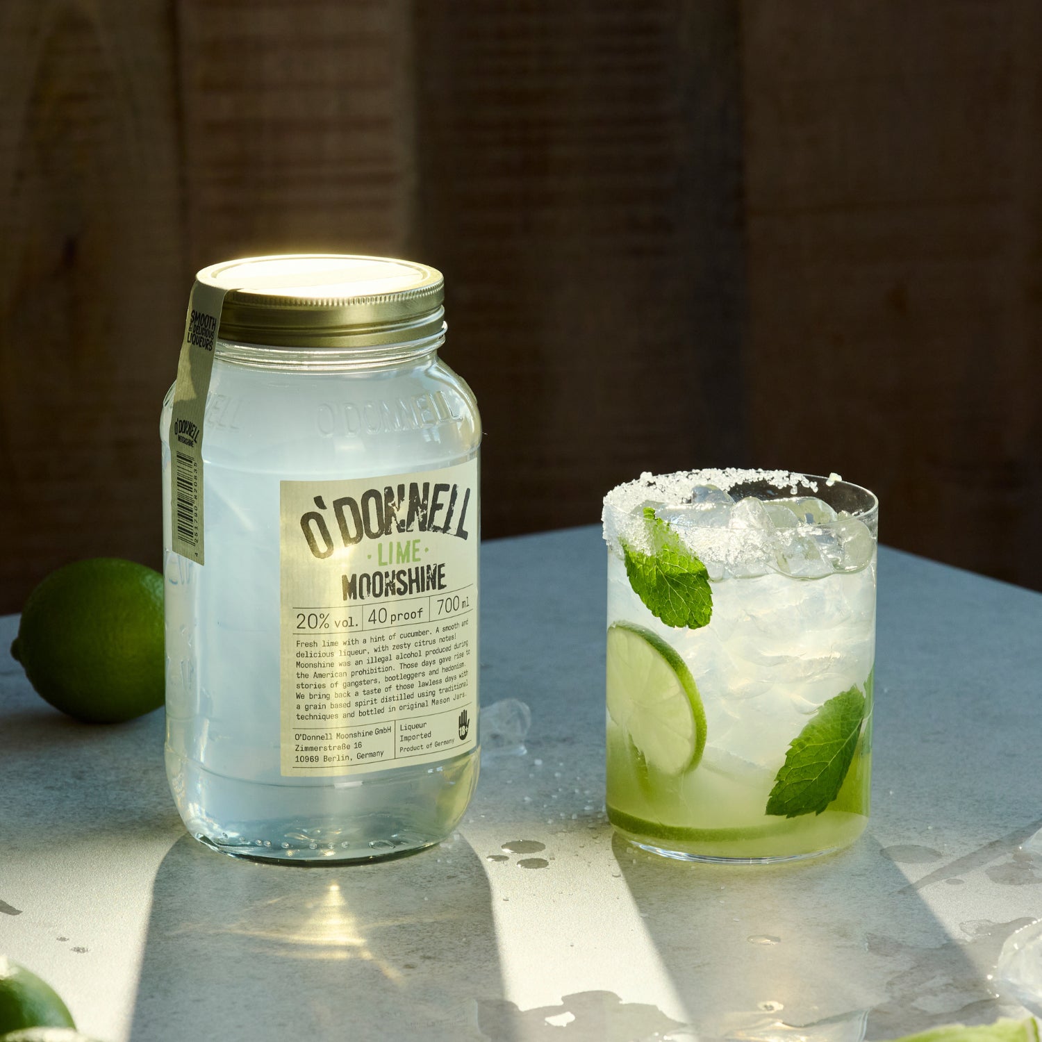 Lime moonshine