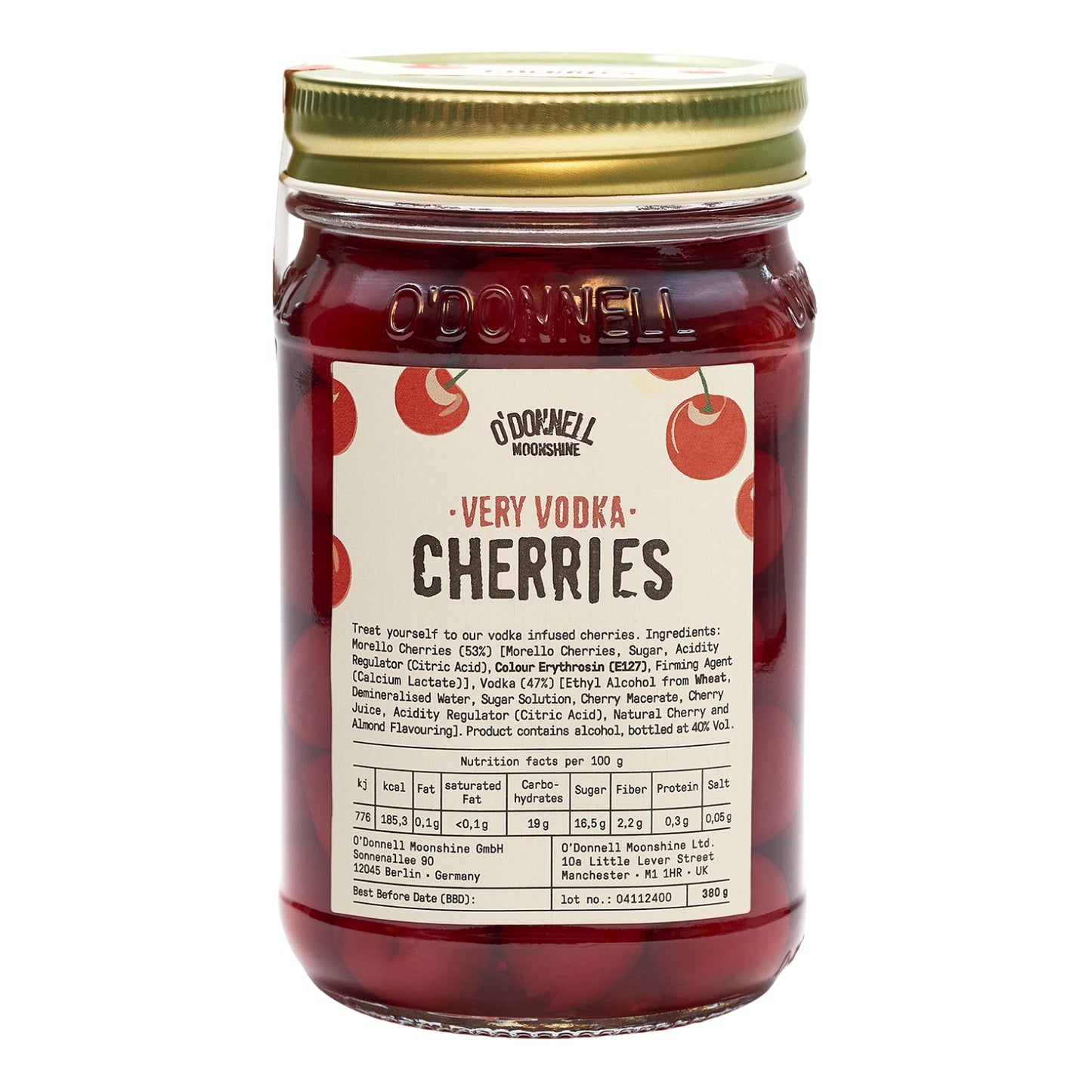 Very Vodka Cherries - 40% vol.